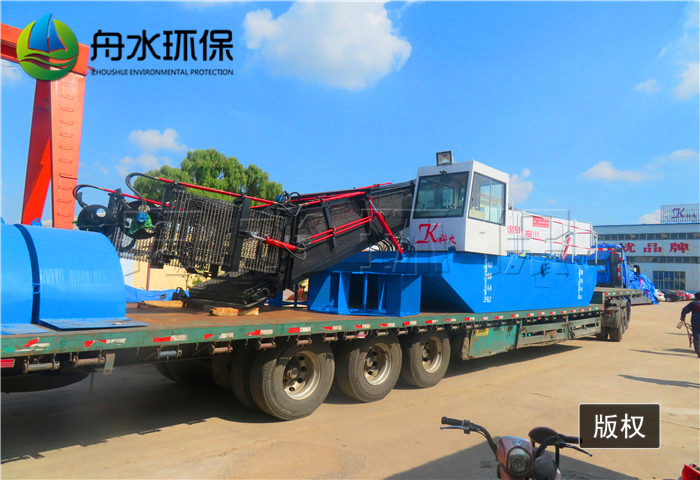 割草船除水草船 全自動(dòng)水葫蘆打撈船