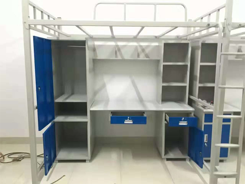 公寓鐵床廠家直銷 型材公寓床生產(chǎn)廠家 學校公寓鐵床