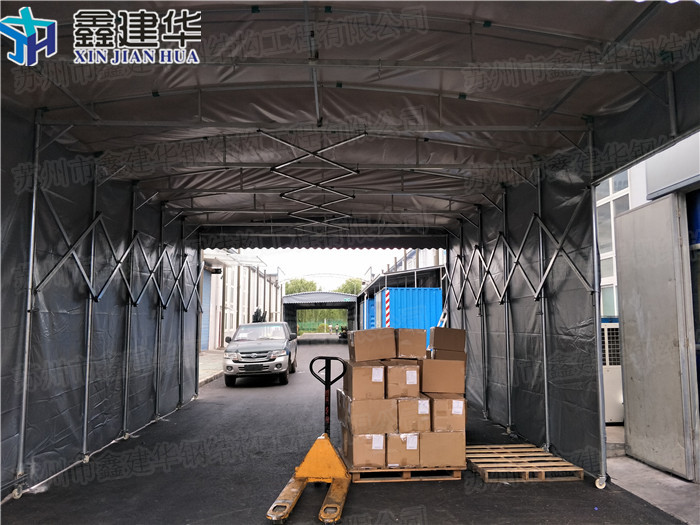 福山區(qū)大型移動(dòng)物流倉庫蓬哪家比較好 活動(dòng)伸縮雨棚