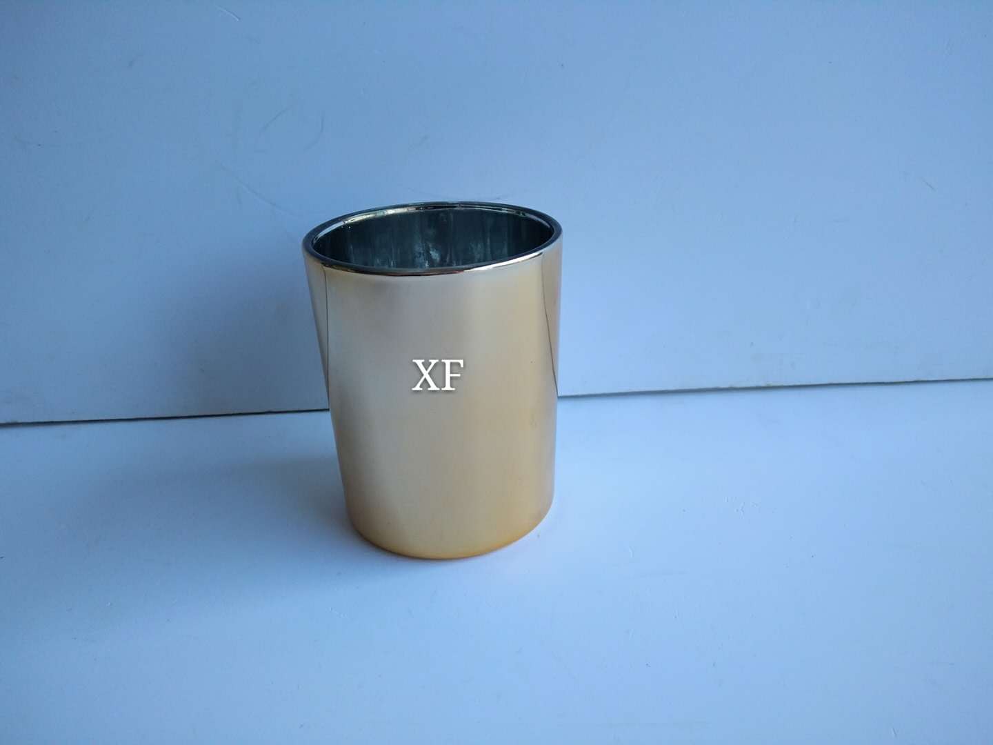 廠家直銷口徑74高92mm蠟燭杯外電鍍金供應(yīng)