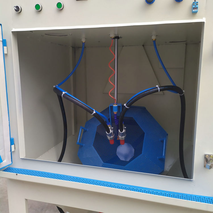 *廠家 雙槍滾籃機供應(yīng)大小手自動噴砂機