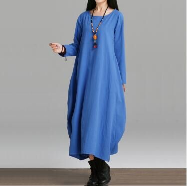 A9連衣裙批發(fā)，原創(chuàng)品牌女裝系列麻棉連衣裙批發(fā)
