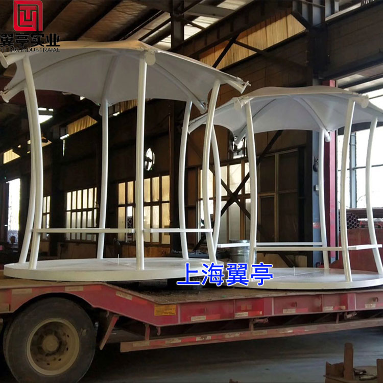 吸煙亭 膜結(jié)構(gòu)吸煙亭 上海翼亭供應(yīng)白色膜結(jié)構(gòu)吸煙亭