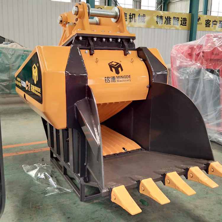 裝在挖機(jī)上的碎石機(jī) 水泥土塊破碎斗  建筑垃圾粉碎機(jī) 鄂式可移動(dòng)破碎斗