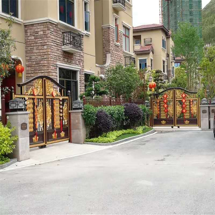 別墅庭院鋁藝大門 入戶花園大門 鋁藝庭院大門