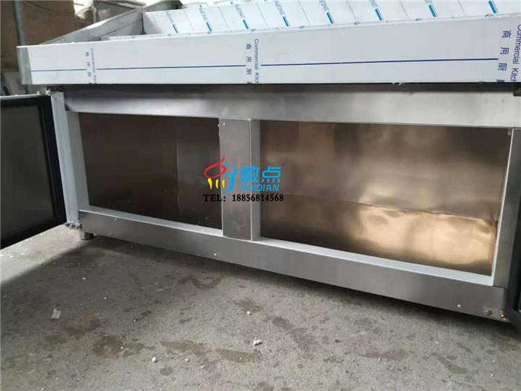 明檔式多層菜品自選柜 定制自助餐菜品冷藏柜 上掀門小菜柜 自助餐菜品展示柜