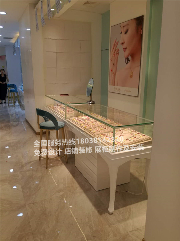木制烤漆珠寶展示柜今生珠寶展柜東莞龍?zhí)┱构駨S家定制