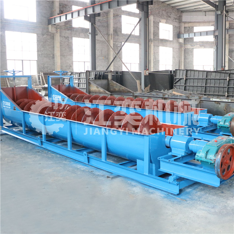 全自動單雙螺旋洗砂機篩沙臥式輪洗砂機一體機大小型 蛟龍洗沙機 單雙螺旋洗沙機