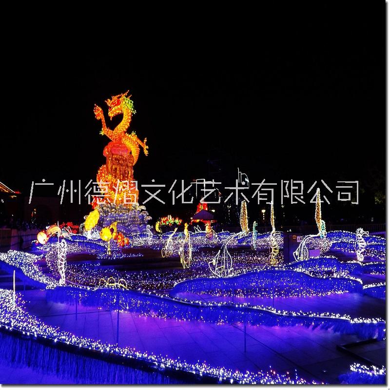 制作彩燈，小型燈會