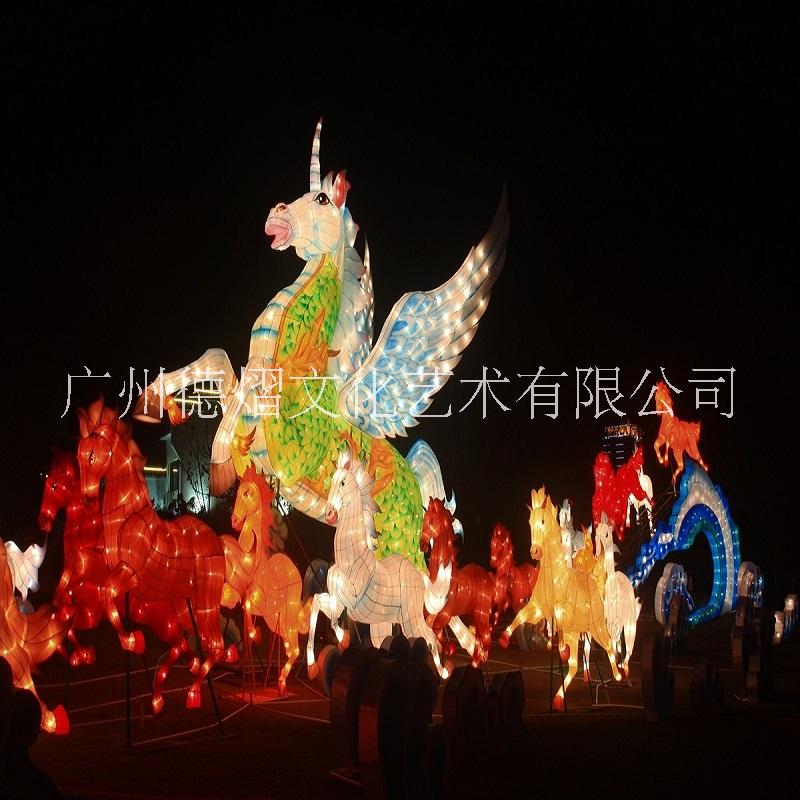 制作彩燈，小型燈會