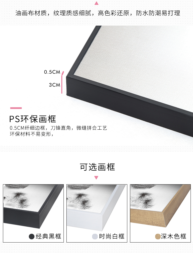 批發(fā)各類工藝裝飾畫畫芯 泰揚(yáng)粉色少女系列小清新裝飾畫