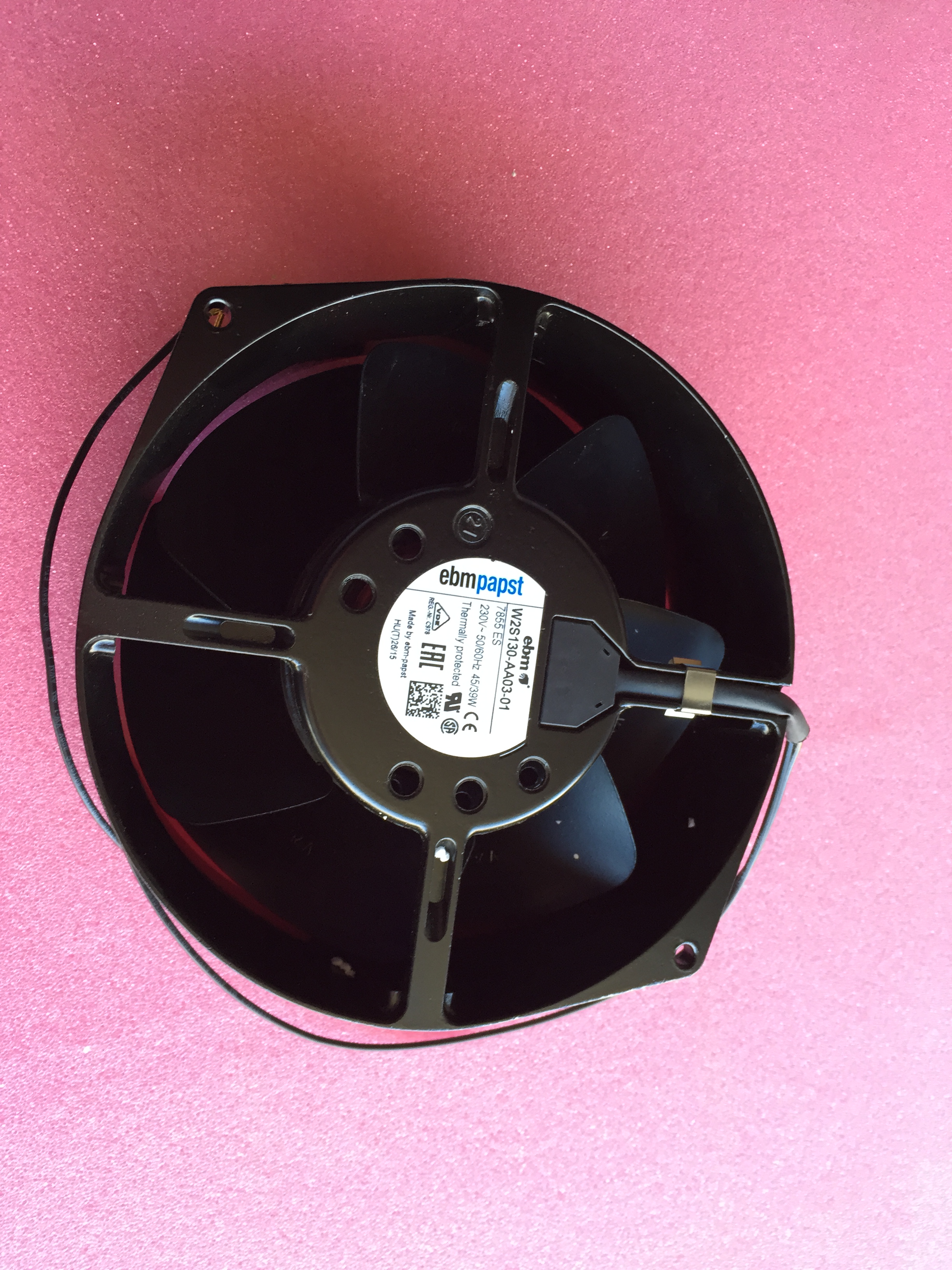 德國進口ebmpapst 7855ES 變頻器散熱風(fēng) W2S130-AA03-01風(fēng)扇