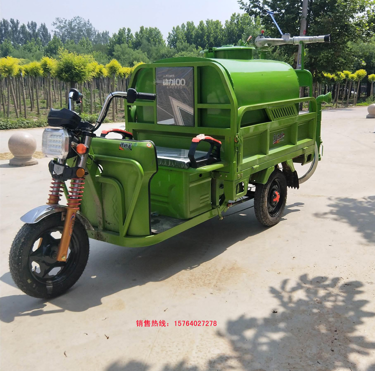山東廠家直銷(xiāo)工地新能源小型工地新能源電動(dòng)三輪灑水車(chē)除塵車(chē)