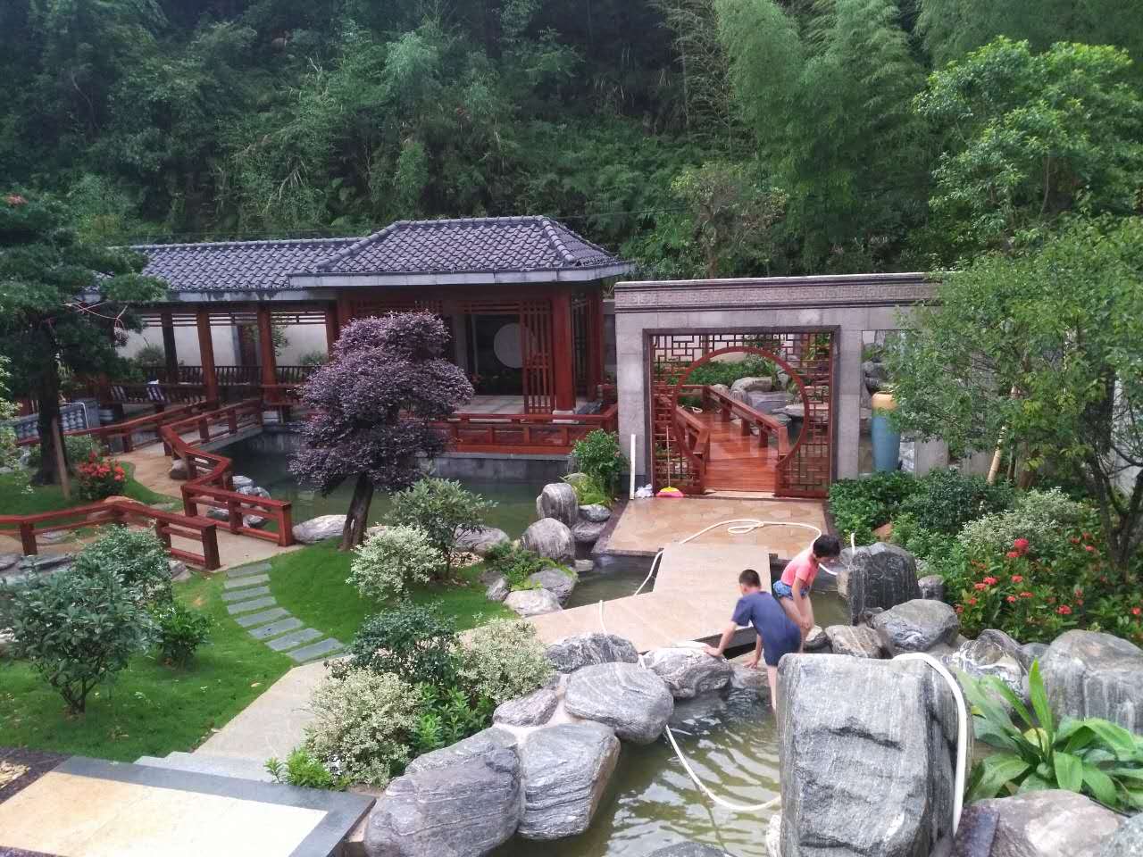 *假山，*室內(nèi)外造景，小區(qū)* 園藝*