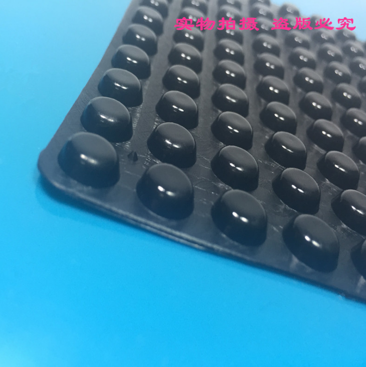 現(xiàn)貨供應(yīng) 圓柱形硅膠墊 自粘防震防滑膠墊  半圓形膠墊