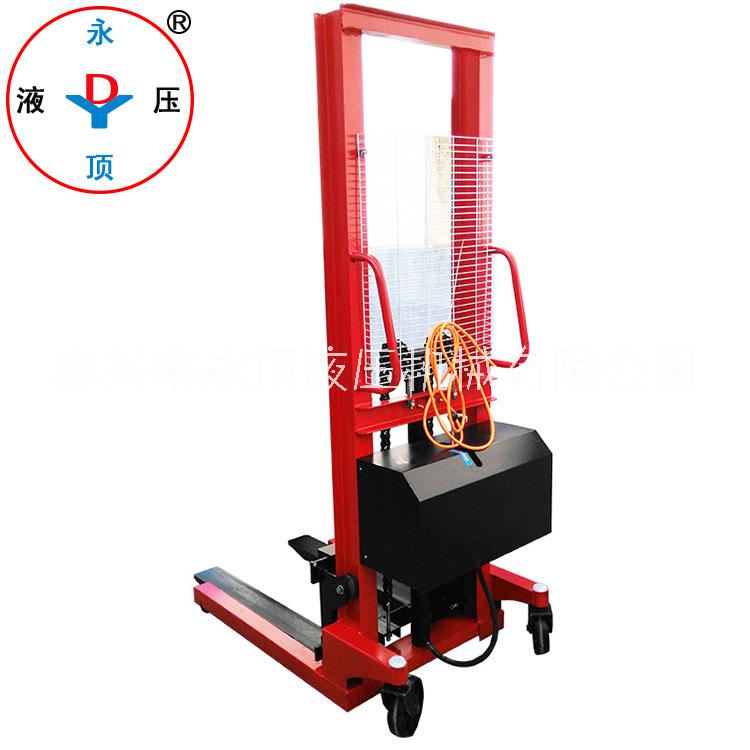 1噸升高1.6米12號工字鋼插電式半電動(dòng)液壓堆高叉車 12號工字鋼插電動(dòng)液壓堆高車