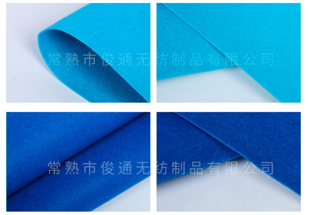 供應(yīng)批發(fā)各種彩色無(wú)紡布 裝飾用各種彩色毛氈背