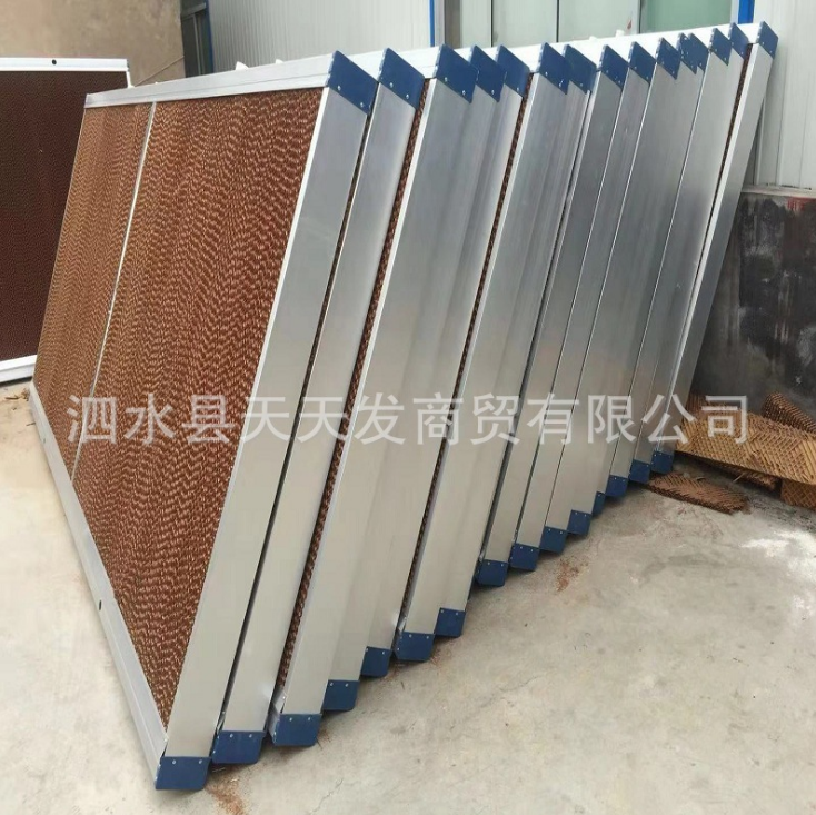 新款水簾紙加工定制降溫防腐鋁合金鍍鋅板邊框濕簾水簾量大優(yōu)惠