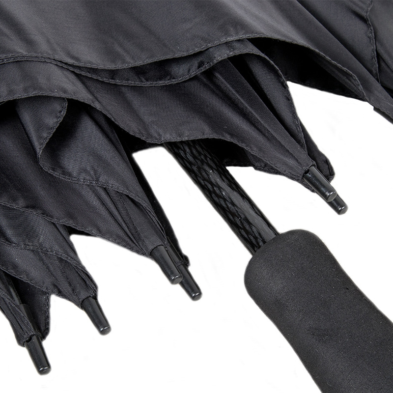 超大高爾夫雨傘男士雙人商務(wù)傘長(zhǎng)柄直桿防風(fēng)廣告禮品傘30寸高爾夫傘可定制