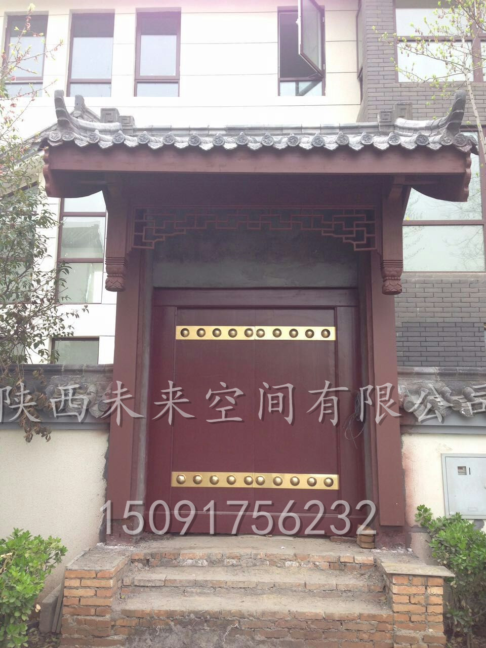 西安仿西安仿古門頭 實木門頭 仿古裝飾 古建門頭古門頭 實木門頭 仿古裝飾