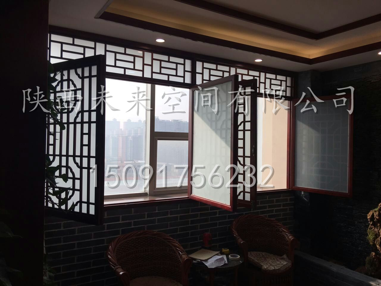 西安仿古門窗，實木門窗，松木門窗