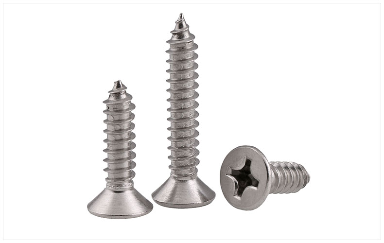 深圳市精誠云峰科技有限公司廠家直銷304不銹鋼十字沉頭自攻螺絲