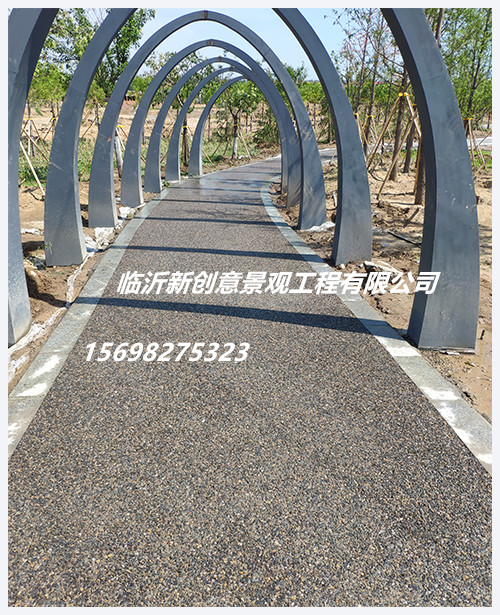 天然石防滑路面——自然耐久