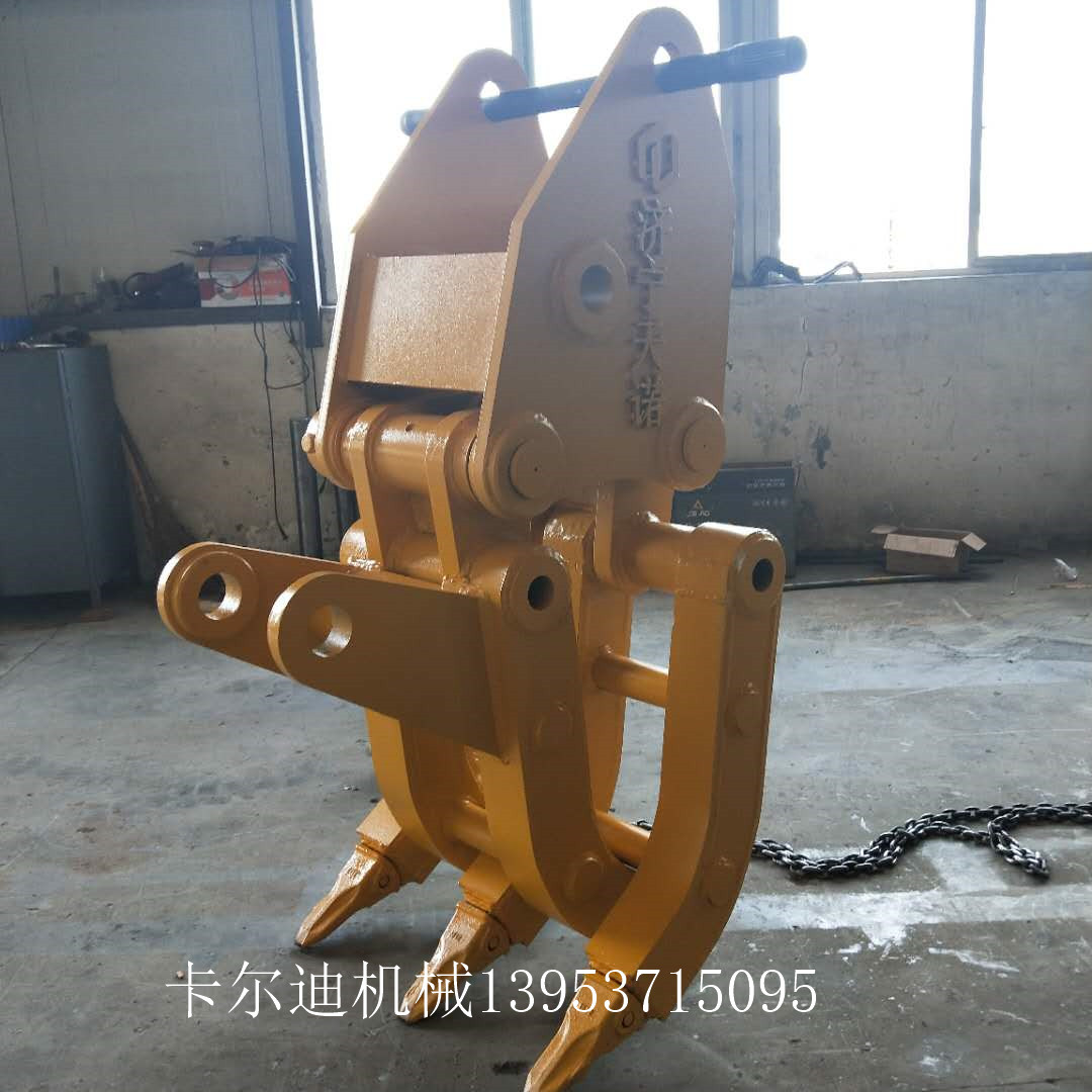 現(xiàn)代225挖掘機(jī)夾木器 機(jī)械夾木器 卡爾迪機(jī)械制造生產(chǎn)夾木器