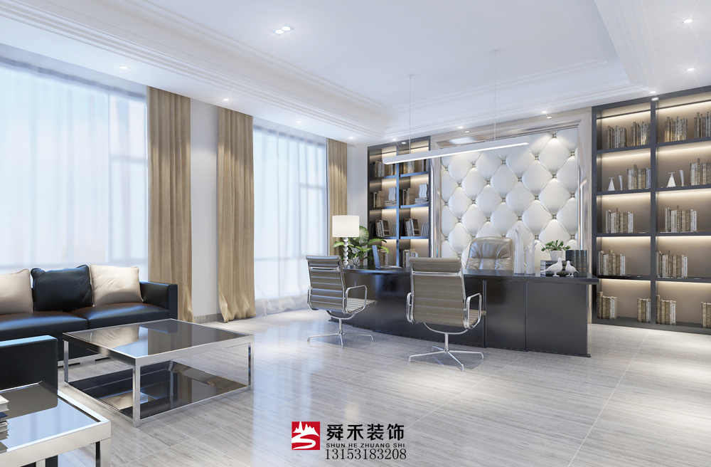 山東濟南創(chuàng)意實用辦公室寫字樓辦公樓裝修裝飾設(shè)計施工公司