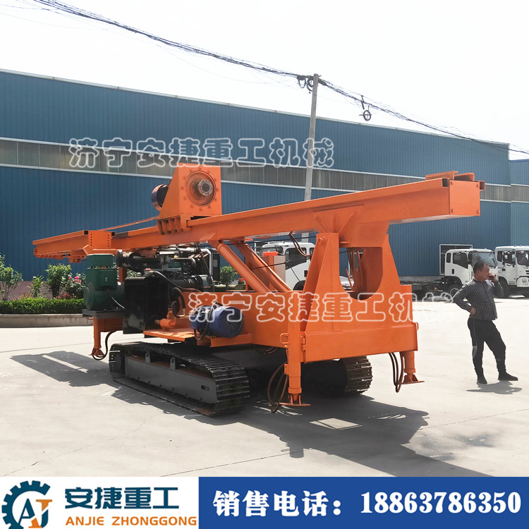 履帶式長螺旋護坡鉆機 挖機底盤長螺旋護坡打樁機產(chǎn)地貨源
