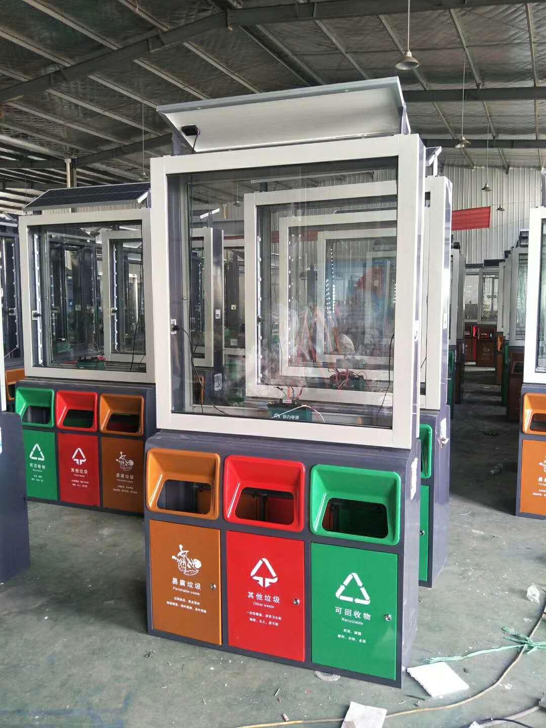 批發(fā)實(shí)物三分類廣告垃圾箱_價(jià)格