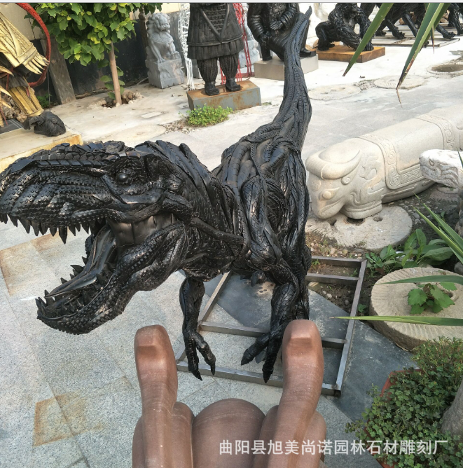 輪胎雕塑 廢舊輪胎雕塑 輪胎恐龍動物制作 輪胎工藝品加工制作