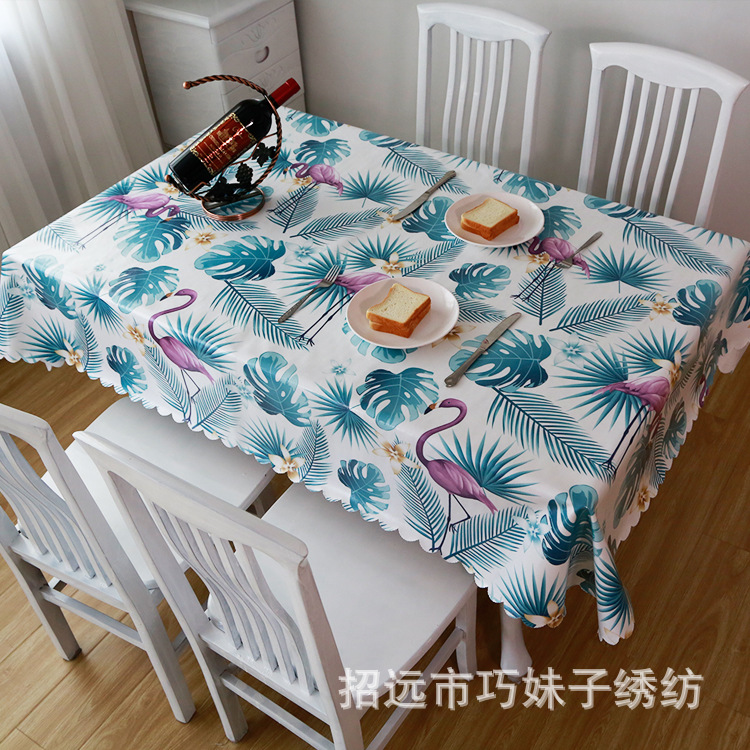 批發(fā)簡約大方田園風(fēng)家居西餐 西餐桌布飯店餐廳長方形野餐布