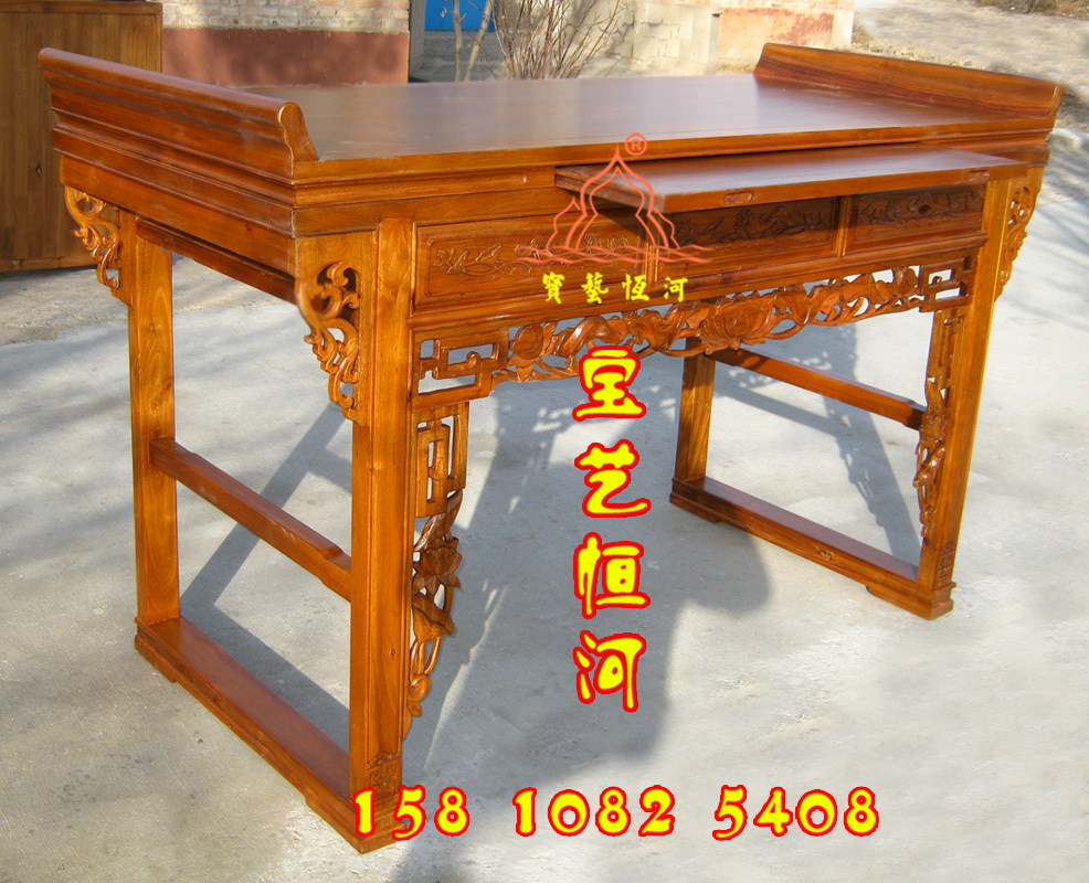 616*供桌托泥明式佛桌神臺