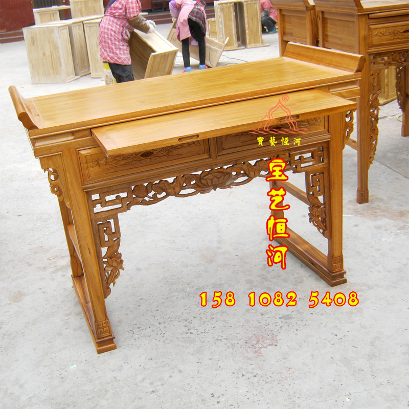 616*供桌托泥明式佛桌神臺