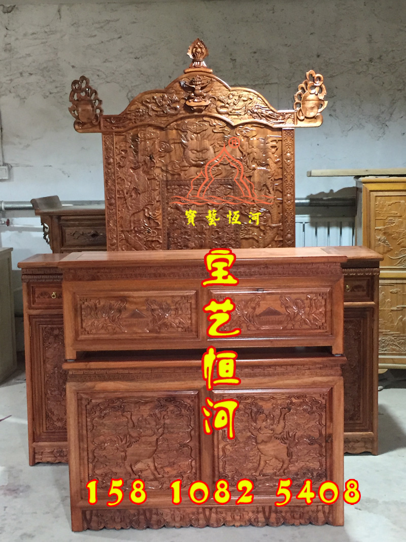 講經(jīng)臺(tái)上師法座法臺(tái)法王寶座 藏式法座