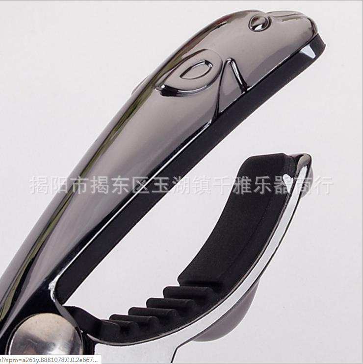 合金變調(diào)夾 獵豹型豹子吉他變調(diào)夾 廣東省揭陽(yáng)市合金變調(diào)夾廠家