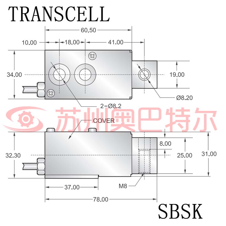 SBSK單懸臂梁傳感器 箱式傳感器 安裝簡便 快捷