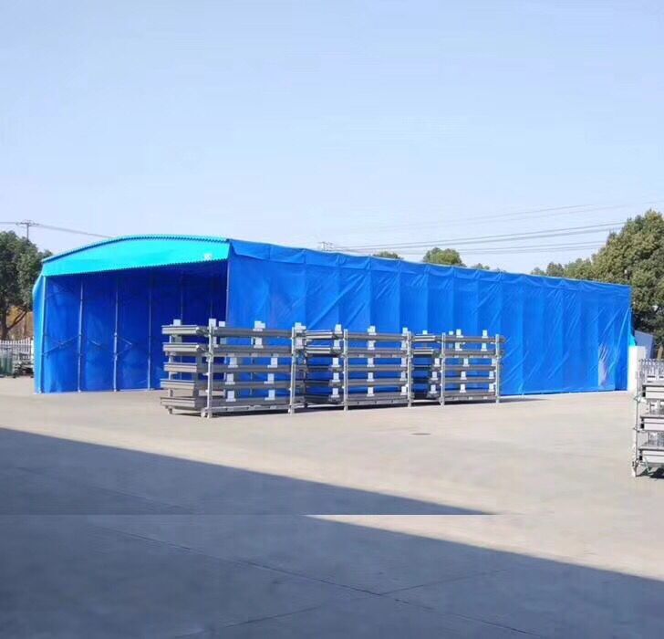 長沙推拉雨棚移動伸縮蓬推拉帳篷