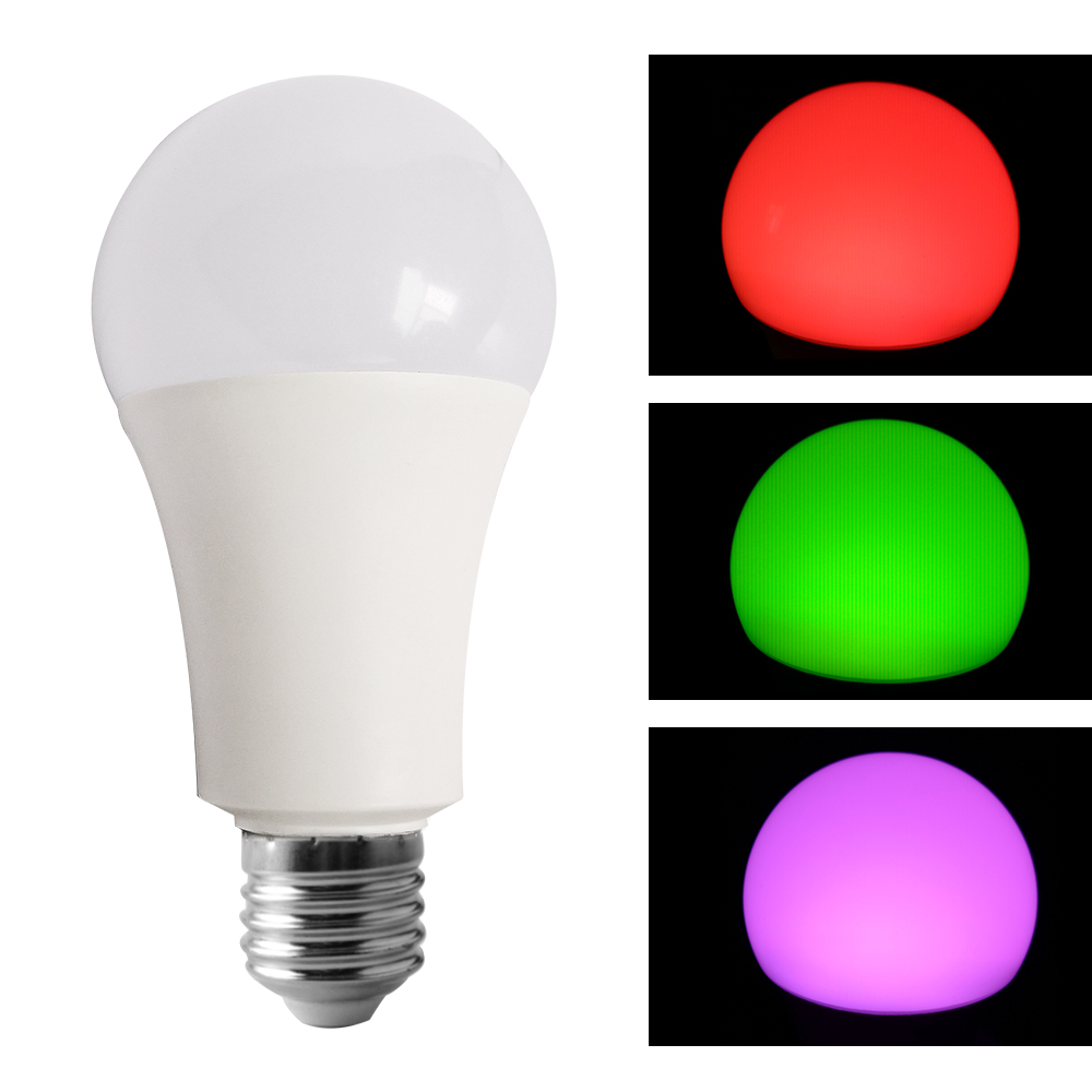 Smart_Life語(yǔ)音wifi控制球泡 LED七彩Alexa智能調(diào)色RGBW球泡燈