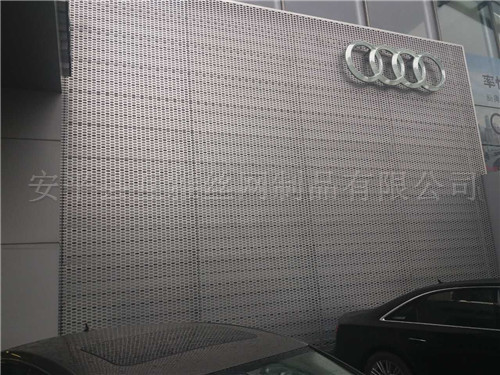 奧迪汽車4s店外墻裝飾金屬網(wǎng)唯美氣息