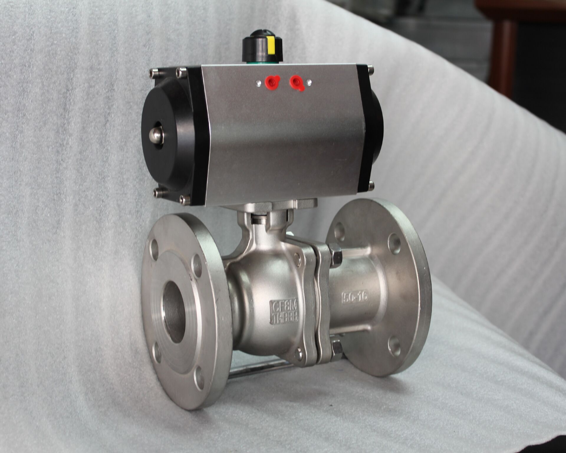 氣動球閥Q641F-16P 氣動法蘭球閥Q641F-16P