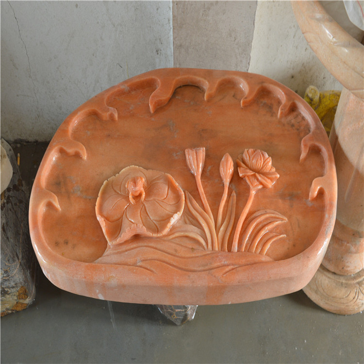 晚霞紅石雕茶盤茶臺 石茶盤雕刻好用嗎