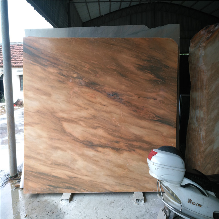 晚霞紅大理石板材  長條板 廣場石材廠家