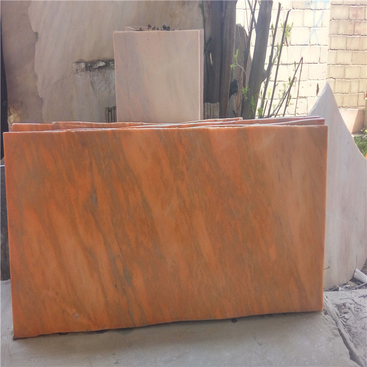 晚霞紅石板材樓梯 大理石板材圖片