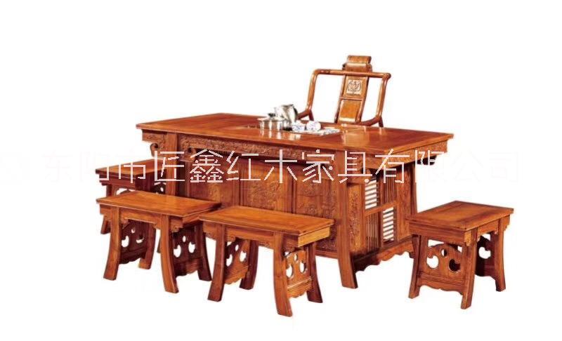 東陽匠鑫紅木家具 花梨木茶桌11