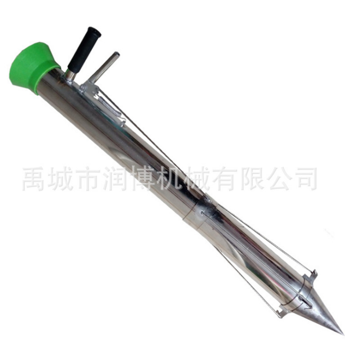 手提辣椒栽苗器 不銹鋼種苗器 雙把手栽苗定點(diǎn)栽苗機(jī)
