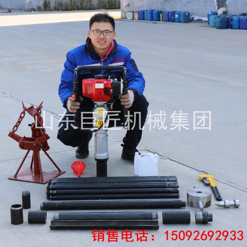 巨匠土壤檢測(cè)設(shè)備 15米土壤取樣鉆機(jī)QTZ-2