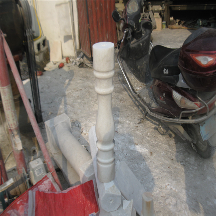 天然白色樓梯扶手 石欄板橋廠家