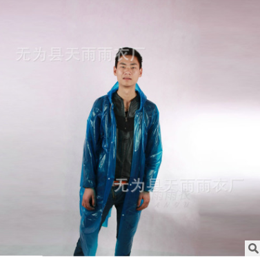 加厚雨衣四合扣6絲 定制加厚雨衣 新款戶外防水雨衣 優(yōu)質(zhì)pe雨衣